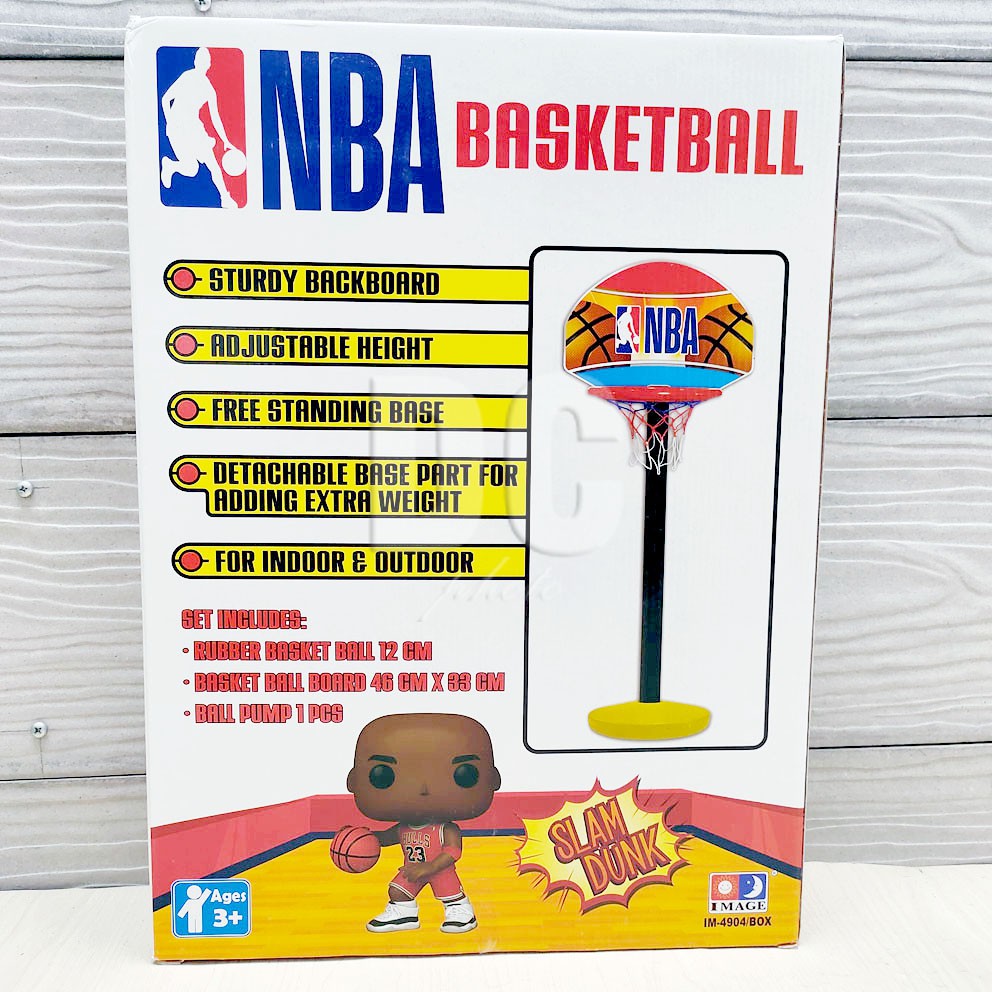 NBA Basketball Slam Dunk Mainan Ring Basket Motif RANDOM Justice League