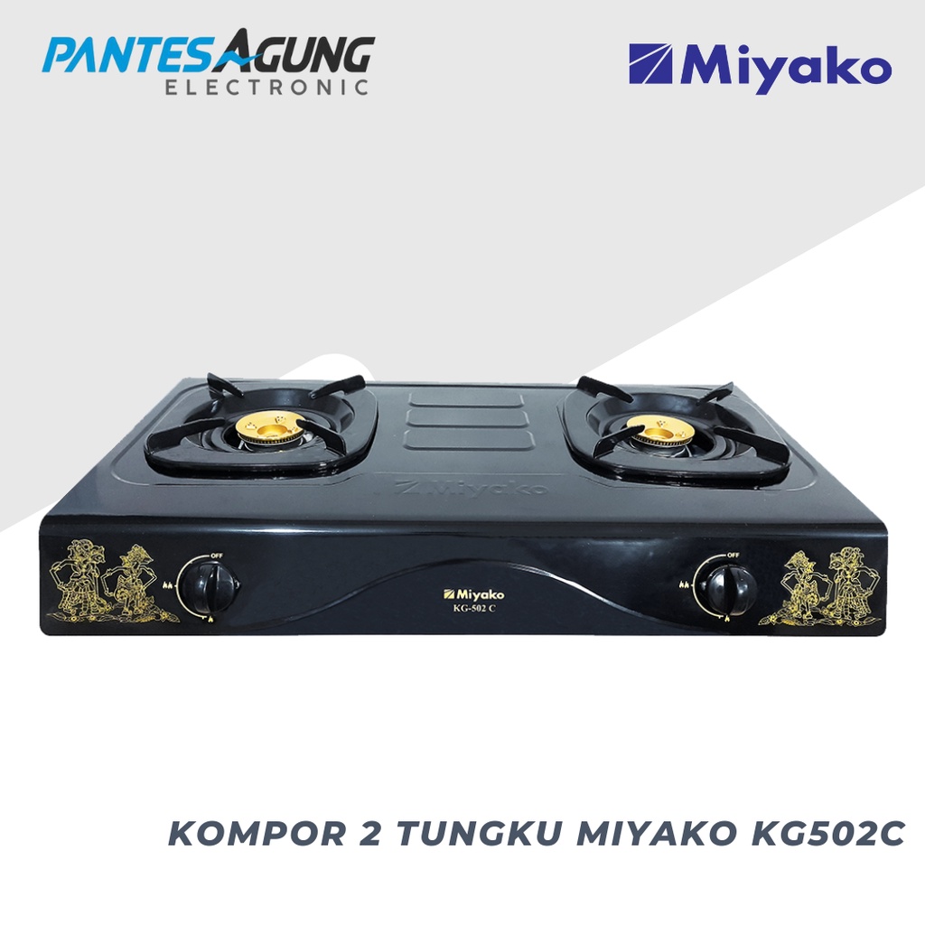 KOMPOR 2 TUNGKU MIYAKO KG502C