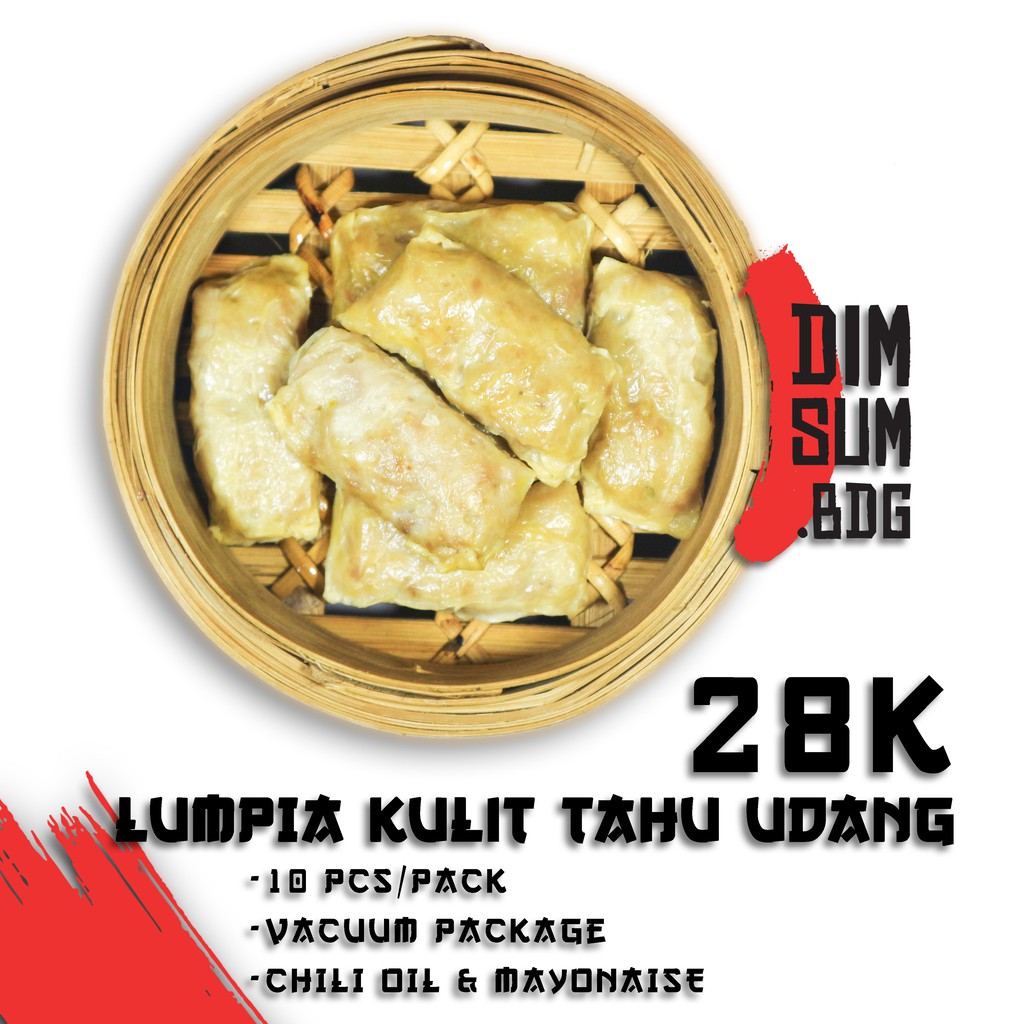 

[PROMO] Lumpia Kulit Tahu Udang (Dimsum Frozen Food) dimsum bdg vacuum package