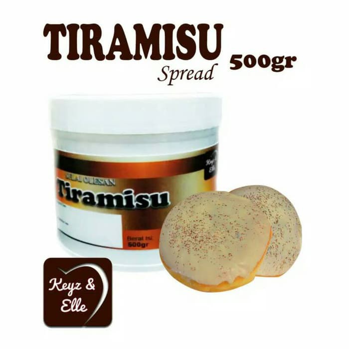 

Selai Tiramisu Keyz and elle 500gr (chocomalitne dip glaze Tiramisu)