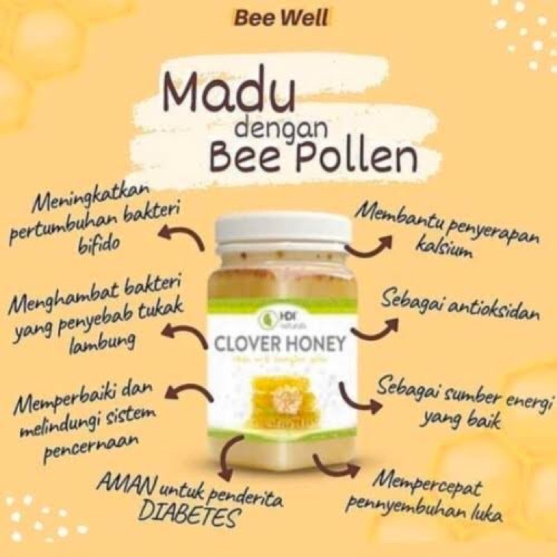HDI Madu Clover Honey 250 gr