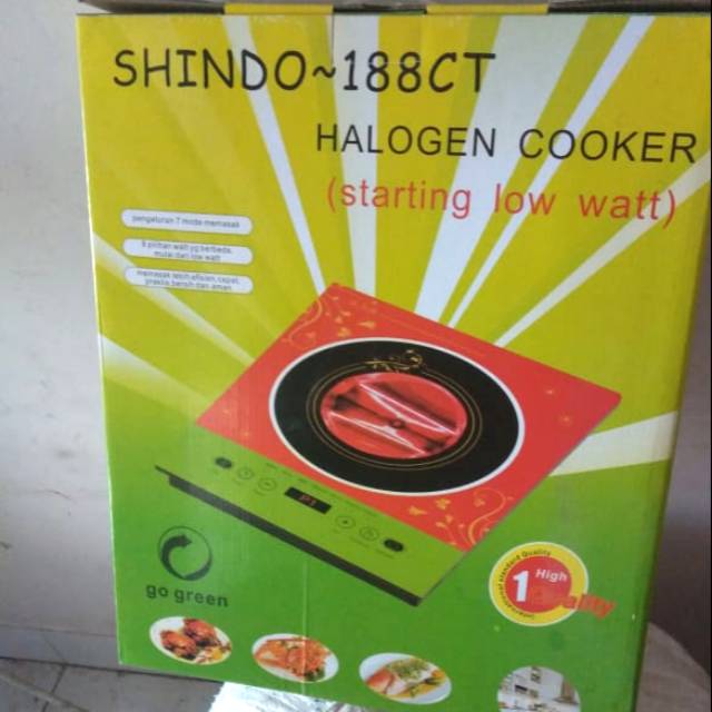 HALOGEN COOKER MERK SHINDO ASLI 100%