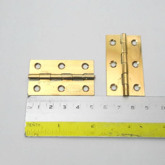 Engsel jendela kecil, engsel laci kuningan 2 inch