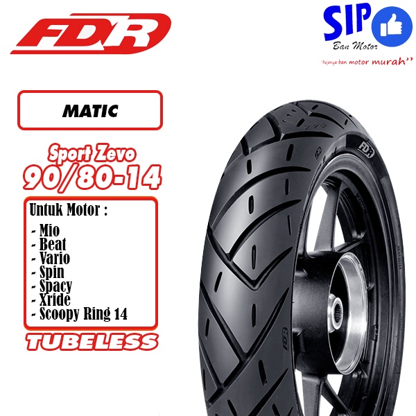 Ban motor matic FDR Sport Zevo 90 80 14 Tubeless