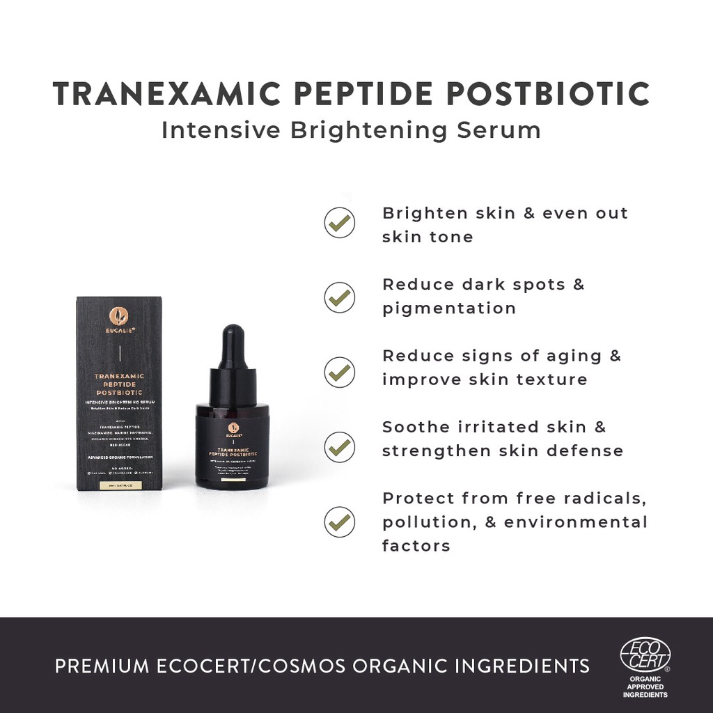 Eucalie Tranexamic Peptide Postbiotic Intensive Brightening Serum 20Ml