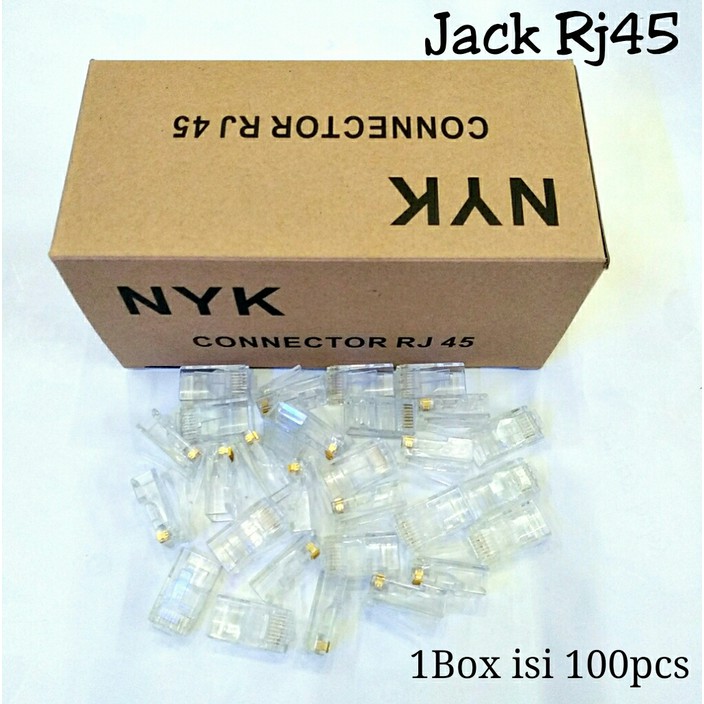 Connector RJ45 NYK CAT5E Original - 100pcs ( 1 dus )