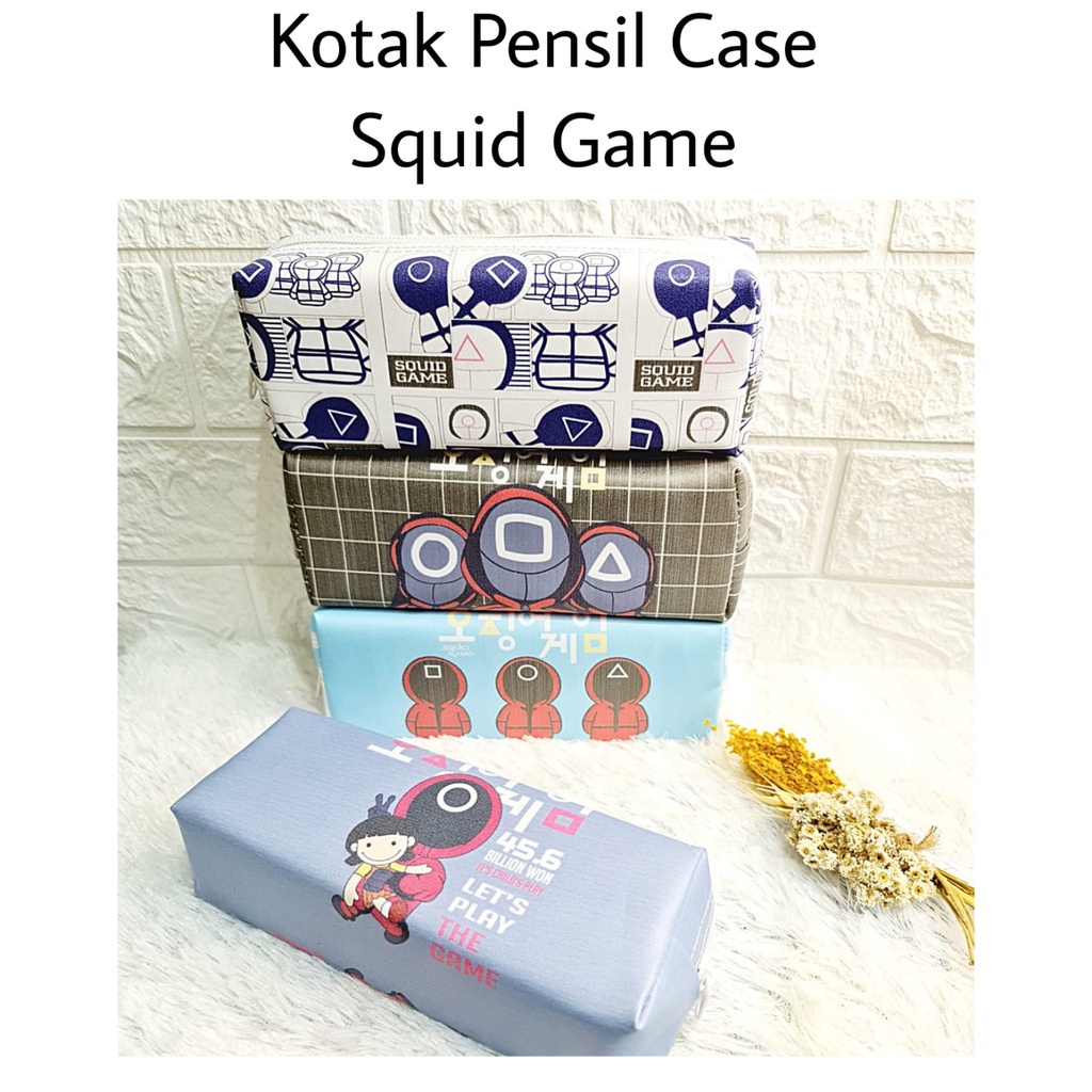 

BBS68 - KOTAK PENSIL RESLETING / PENSIL CASE POUCH / MOTIF SQUID GAME