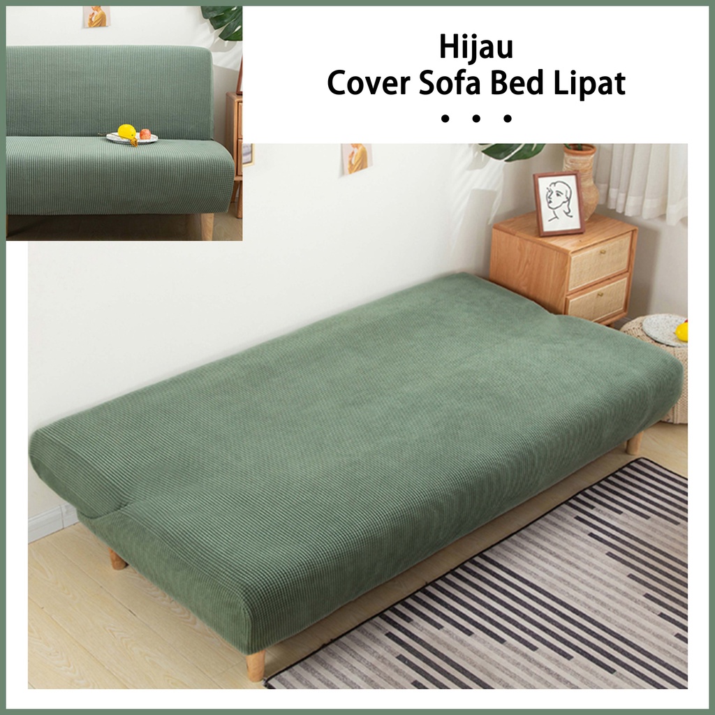 Cover Sofa Bed Sarung Sofa Bed Tebal SOFA COVER  ELASTIS Tahan Kotoran Motif Polos