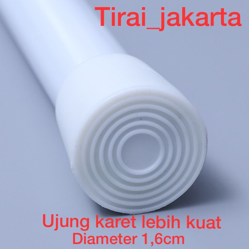 Tiang Fleksibel Gorden Tiang 103-190cm/tiang kamar mandi, tiang pintu/ tiang jendela /tiang pembatas ruangan/tiang tanpa paku payung/ tongkat horden/ tongkat gorden/ tongkat kolong dapur/tongkat fleksibel/tongkat tirai/tongkat ajaib/pipa ajaib/tiang tirai