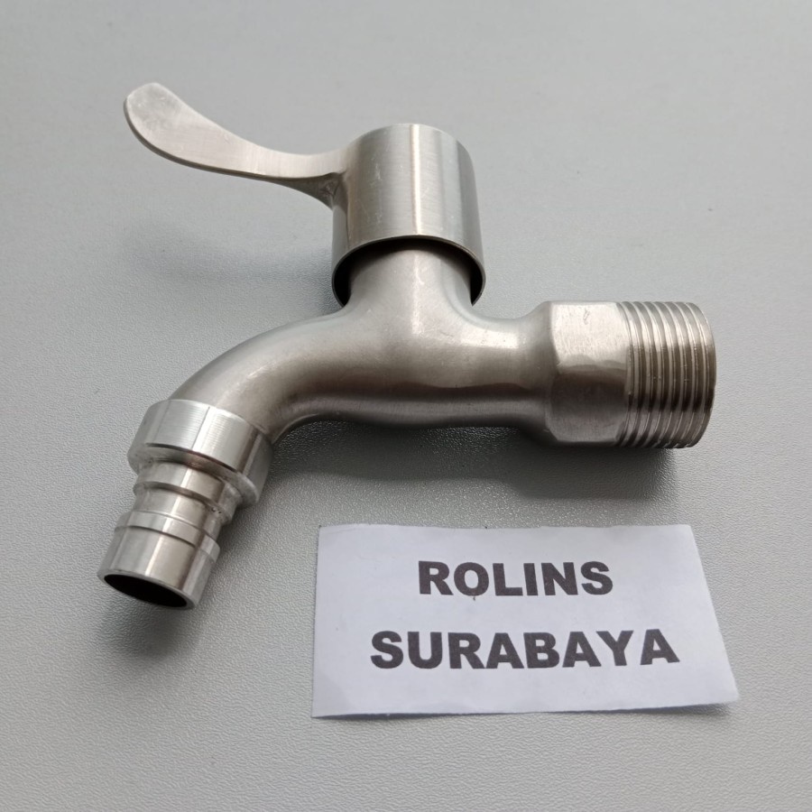 Kran Air STAINLESS SUS 304 / Kran Taman / Keran stainless 3/4 PREMIUM QUALITY