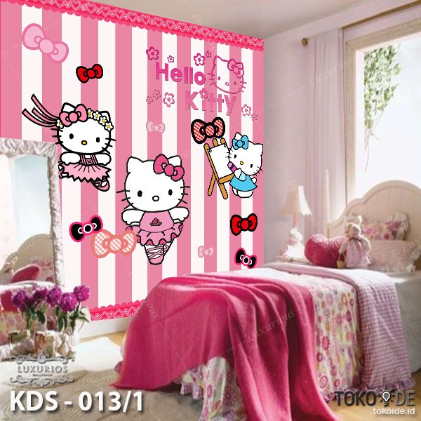 Wallpaper Dinding Hello Kitty 3d Image Num 100