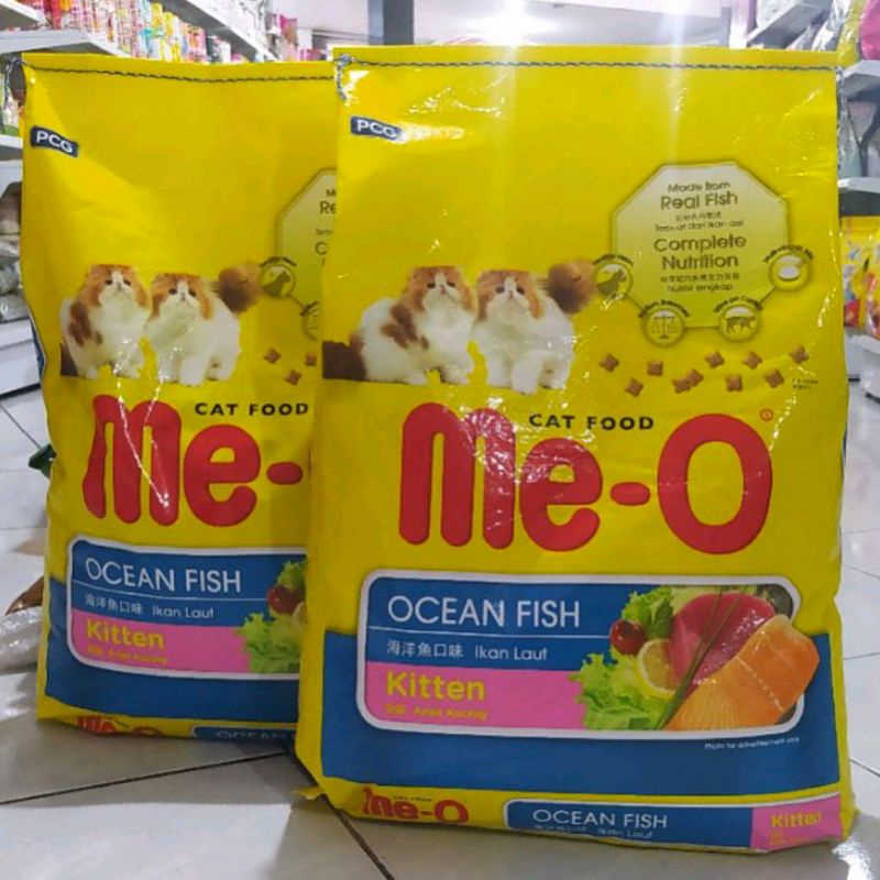 Makanan Kucing Meo Kitten Ocean Fish 7kg ( Gosend &amp; Grab)