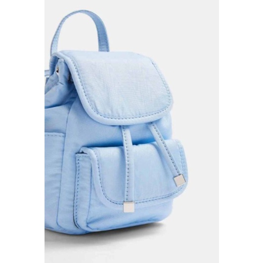 Topshop Visma Blue Backpack/Ransel Wanita