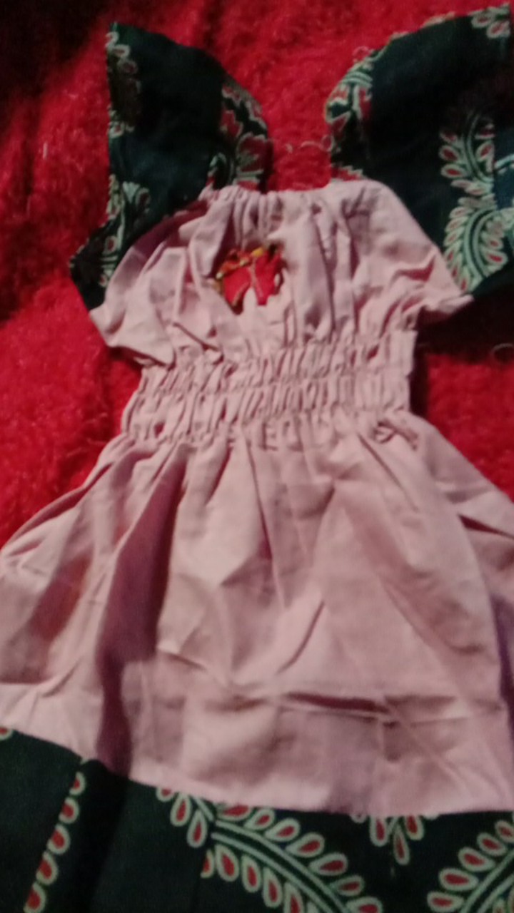 Dress Pita Susun Anak Dress Batik Anak 1 2  Tahun Murah Meriah