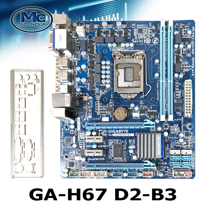 Mainboard MOBO H67 LGA 1155 Gigabyte