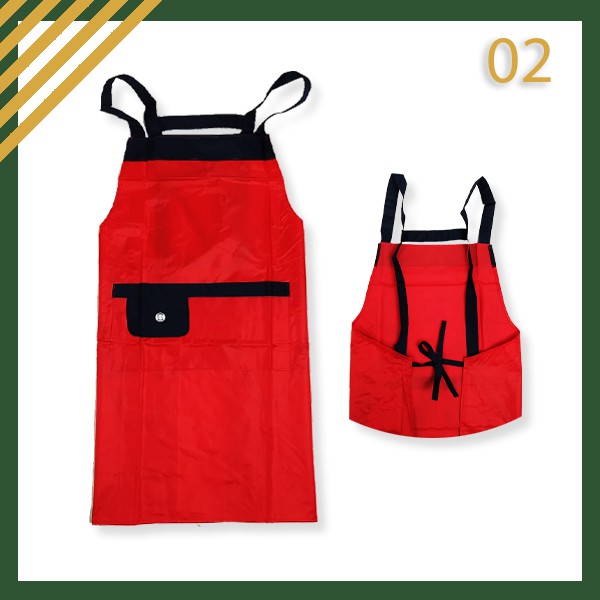 Celemek Anti Air | Apron Celemek Masak Plastik PVC Anti Air Waterproof Anti Minyak Dewasa Murah