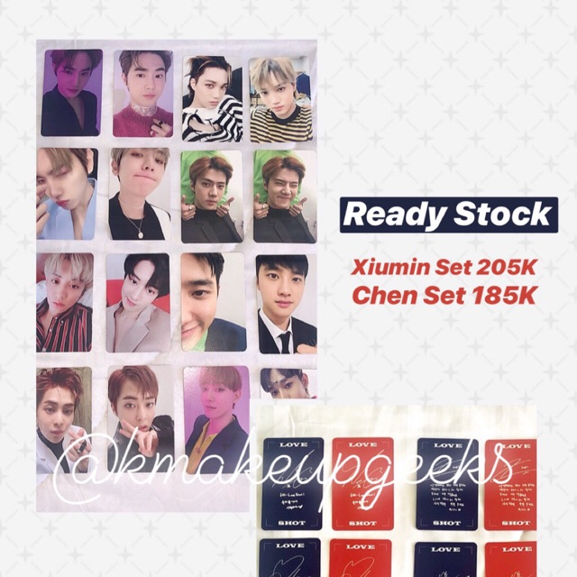 EXO - Love Shot Chen PC SET