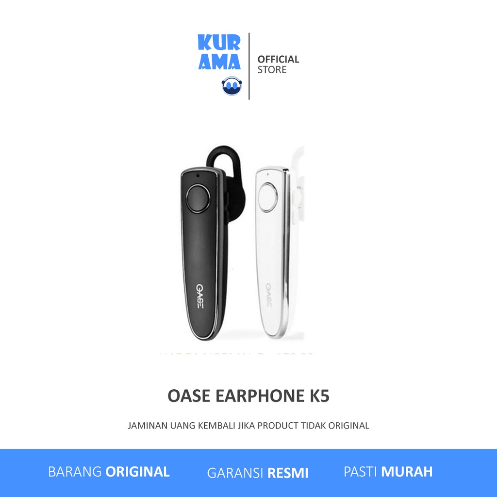 Jual OASE OPPO Headset Bluetooth K5 BUSINESS Original / GARANSI RESMI