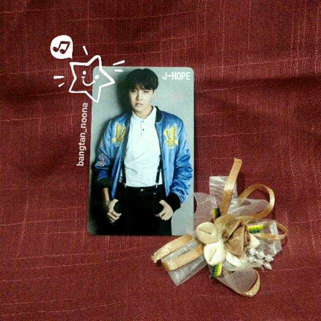 BTS (Bangtan Boys) JHOPE RUN JAPAN PC PHOTOCARD / J-HOPE / JUNG HOSEOK