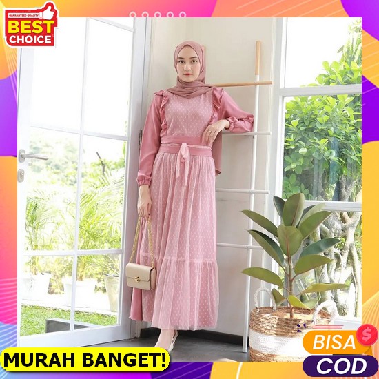 Gamis Midi Terbaru 2022 // Midi Dress Polos // Maxi Dress// Gamis Lebaran 2022 // Model Gamis Terkin