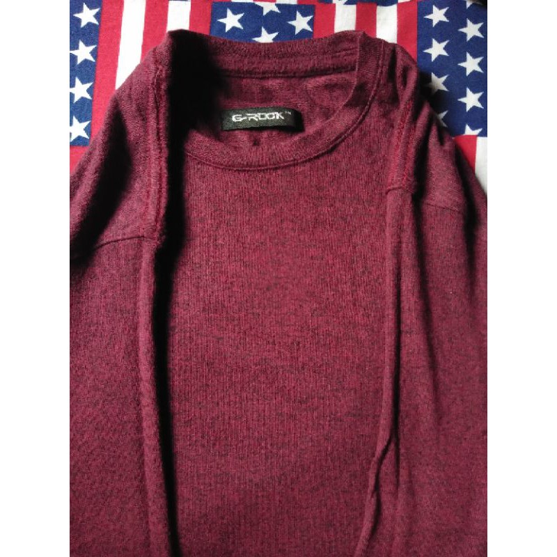PRELOVED kaos G-Rock maroon
