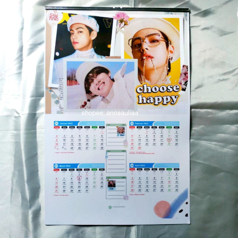 

Kalender Dinding KPOP Custom 2025 (4 Bulanan)