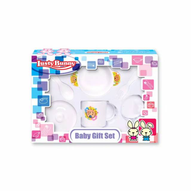 LUSTY BUNNY - BABY FEEDING GIFT SET LB-1424