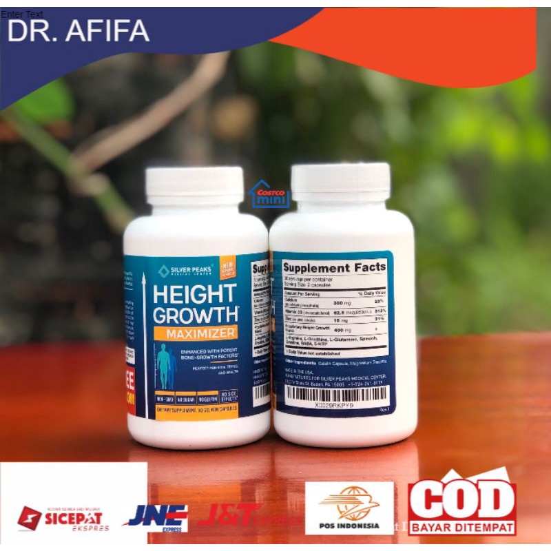 HEIGHT GROWTH MAXIMIZER ORIGINAL OBAT PENINGGI BADAN SUPER GROW UP ASLI