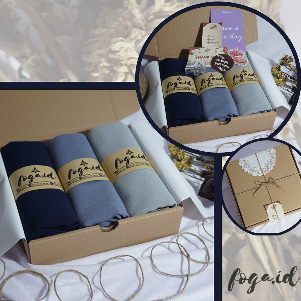 

GIFT BOX // HAMPERS // PAKET 3 HIJAB PASMINA // KADO ULTAH // WEDDING // GRADUATE // ANNIVE // MURAH