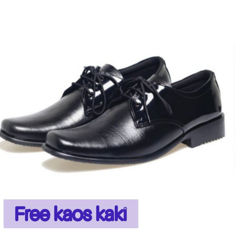 Sepatu pantofel pria/pantopel pria formal hitam sepatu pantovel kerja pria