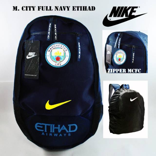 TasPria TasRansel NIKE ManCity all sport bola futsal sekolah kuliah