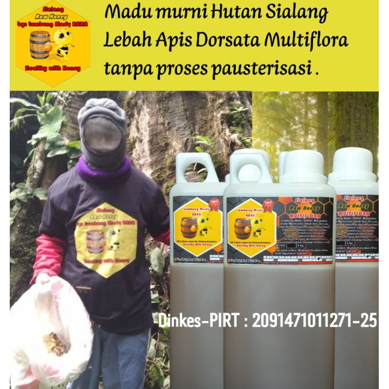 

Madu Hutan Sialang Murni Riau Sumatera 1 kg Apis Dorsata