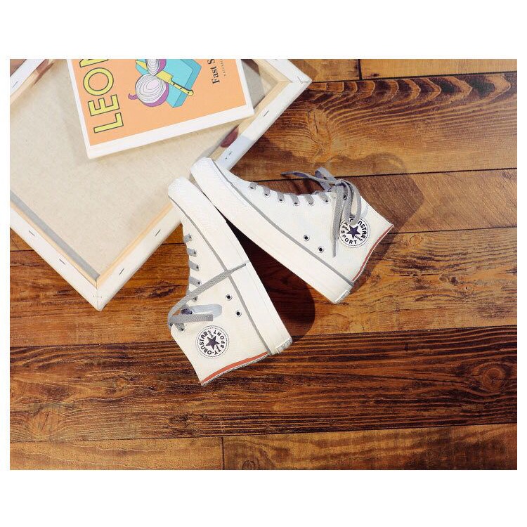 [ COD ] [ PAKAI DUS SEPATU ] IDEALIFESHOES SNEAKER PUTIH COUPLE CEWEK ABG KANVAS SHOES CASUAL HIGHTOP SEPATU PEREMPUAN WANITA CANVAS CASUALY LOGO CASUALY