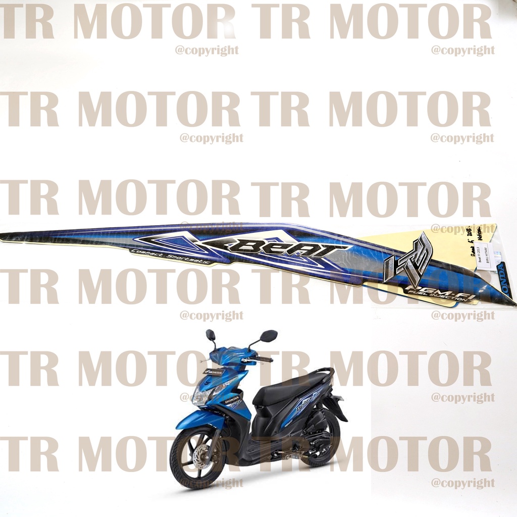 Stiker Motor Beat Fi 2013 Sticker Striping Full Body Motor