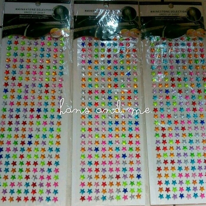 

Original Deco Case Payet Tempel Sticker Manik Bintang Diskon