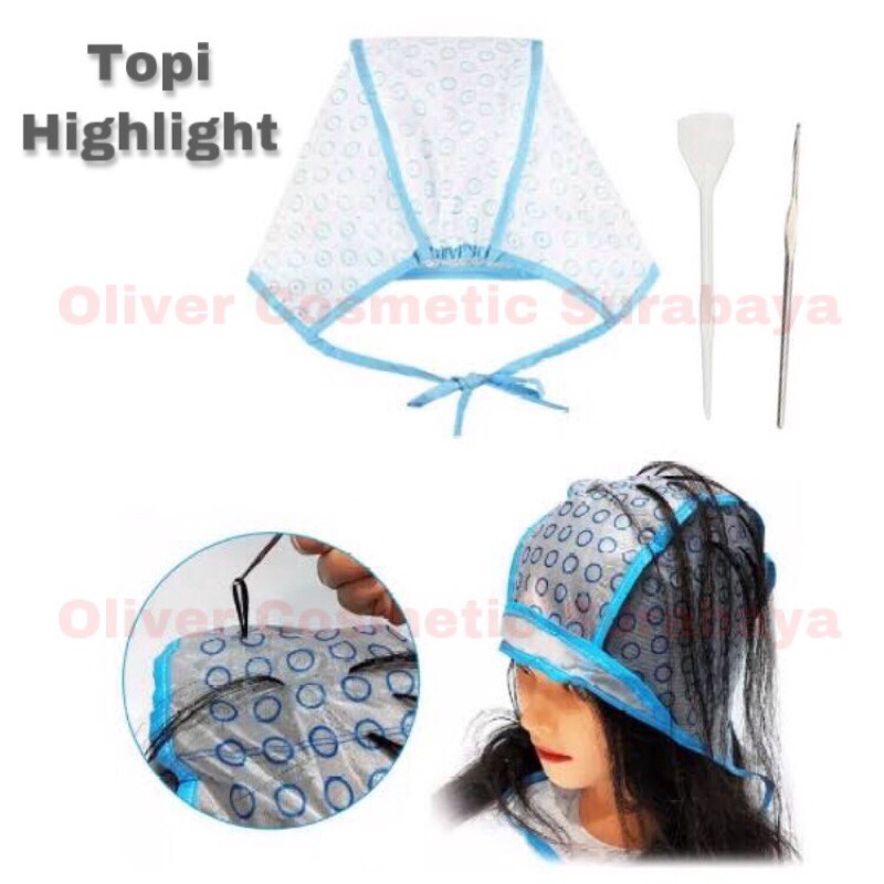 Magic Cap Hair Color Highlighting Caps With Silicone Needles Hair Dye