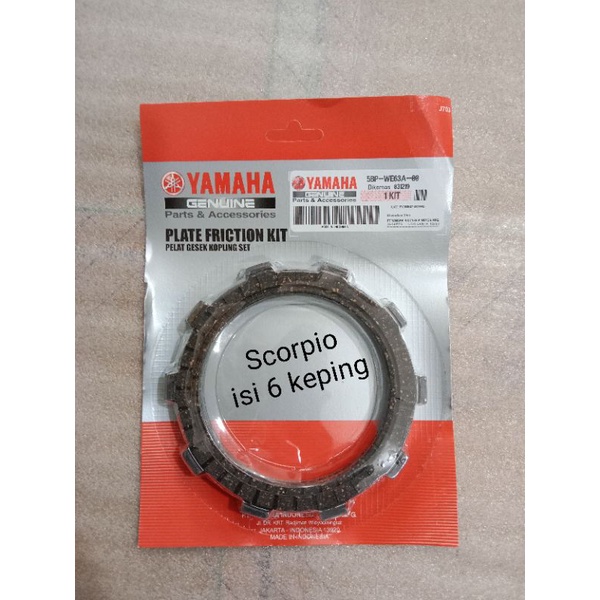 kampas kopling Scorpio / plat kampas kopling Scorpio Scorpio z 5bp