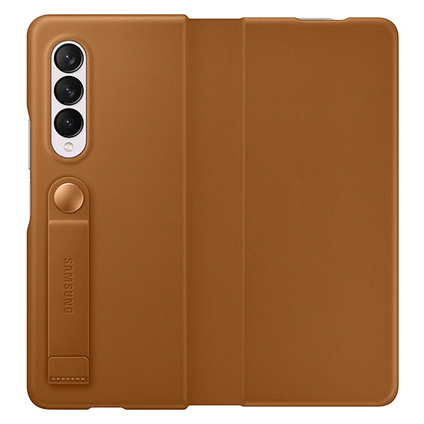 CASE SAMSUNG GALAXY ZFOLD 3 5G LEATHER FLIP COVER - ORIGINAL SAMSUNG