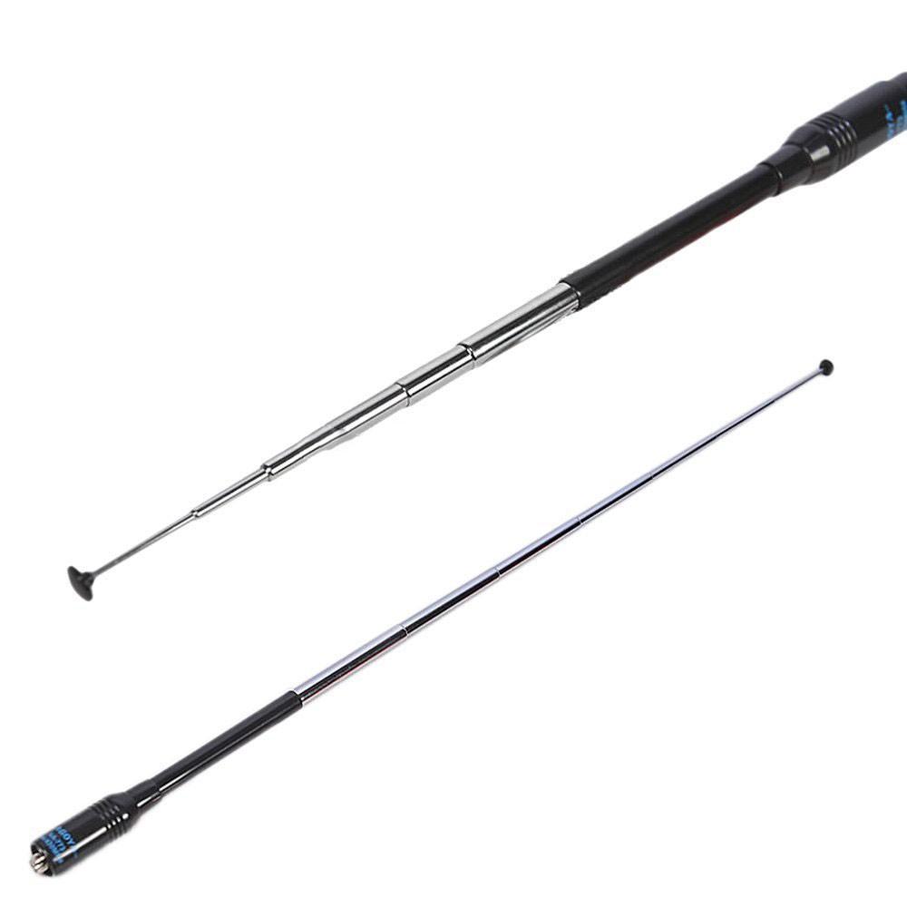 Taffware Antena NA-773 SMA-F for Pofung Taffware Baofeng BF-UV5R BF-UV5RE BF-UV82 BFTH0XBK - Black