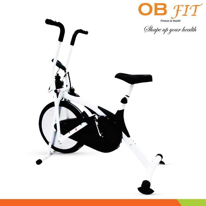 Unik Platinum Bike/Sepeda Statis Best Seller OB-6011 OB Fit - Putih Murah