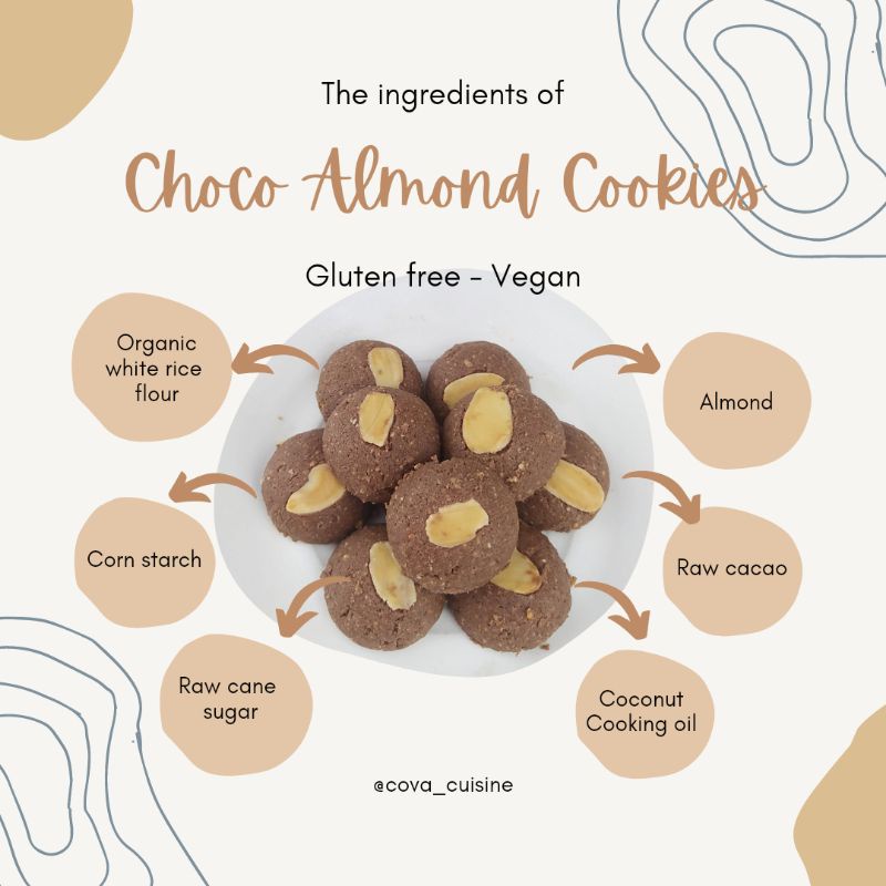 

Choco Almond Cookies Gluten Free