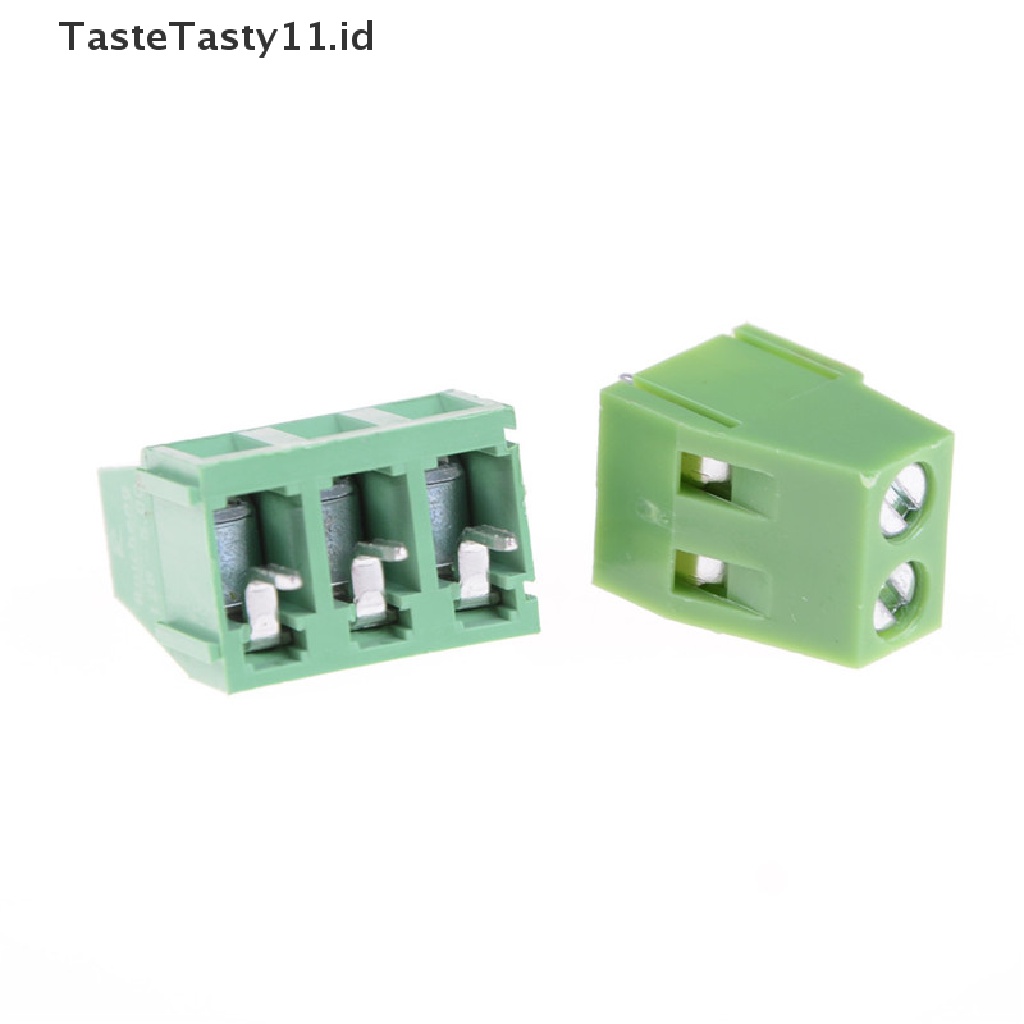 10pcs Sekrup Terminal Block PCB Konektor KF128-2P / KF128-3P 5mm KF128