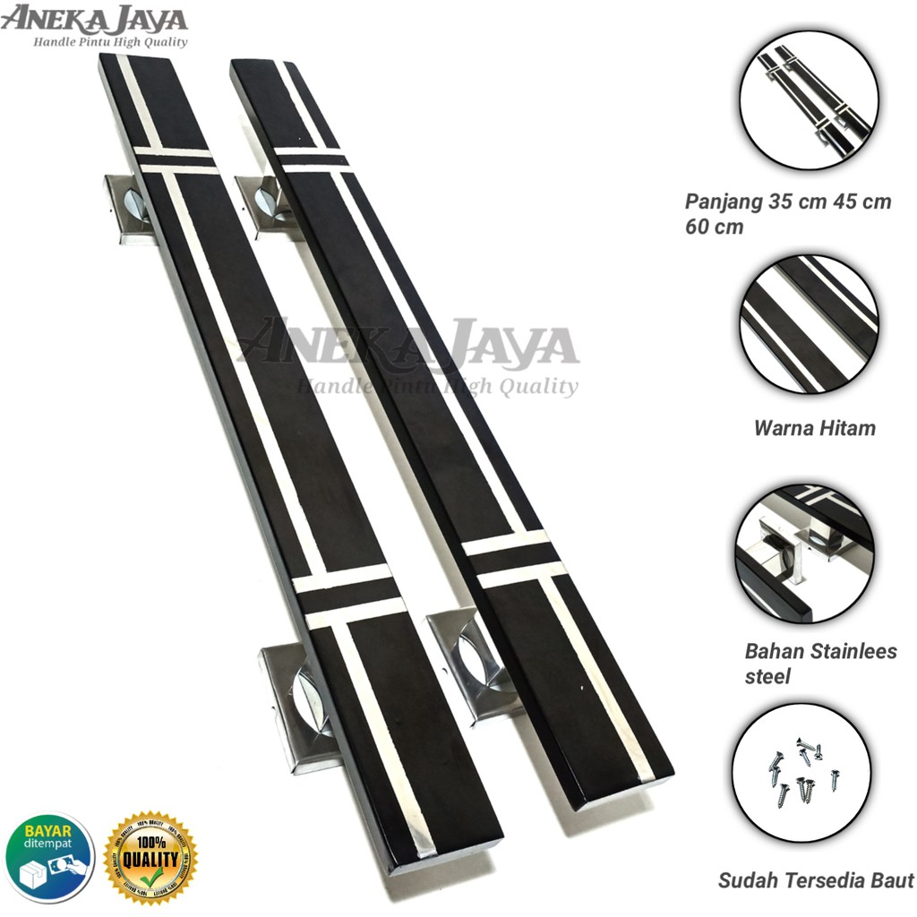 4 Buah handle pintu rumah panjang 35 cm 45 cm 60 cm / Gagang pintu rumah / Tarikan pintu murah