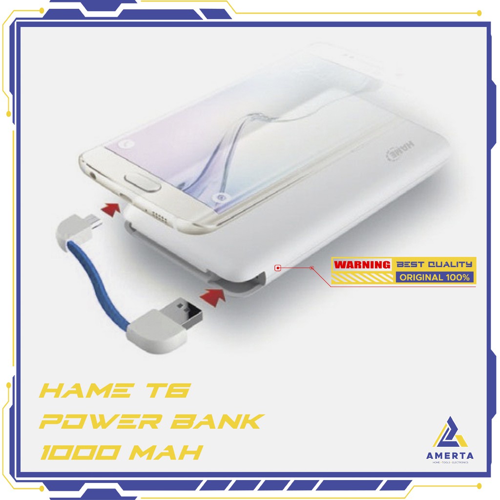 Power Bank Hame T6  10000mAh