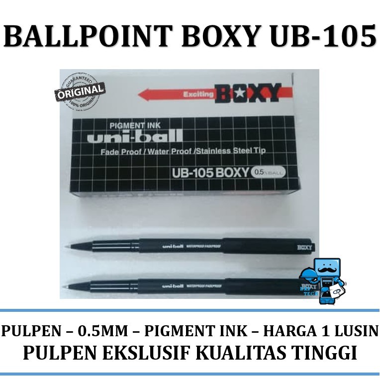 

Ballpoint Boxy UB-105 (12pcs/lusin) - Original