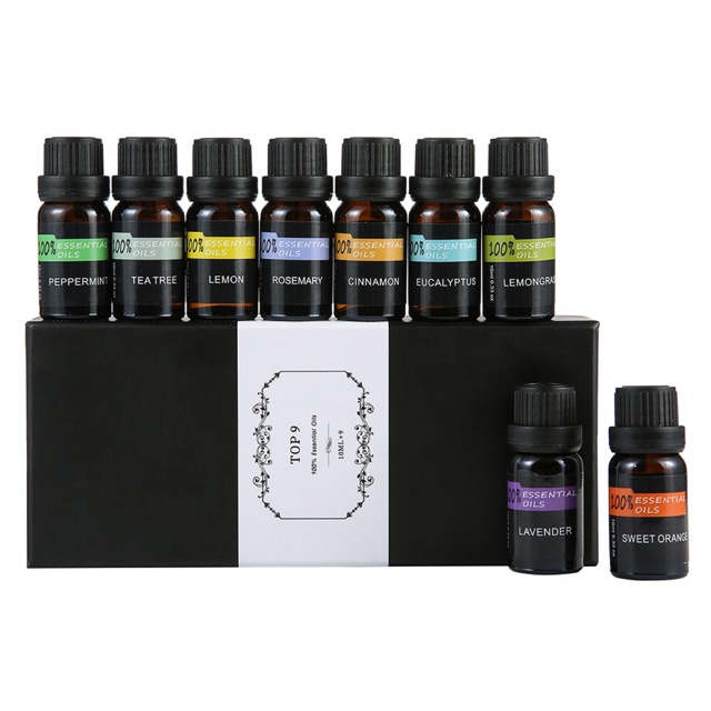 Eighteen Pure Essential Fragrance Oils Aromatherapy Diffusers 10ml 9PCS