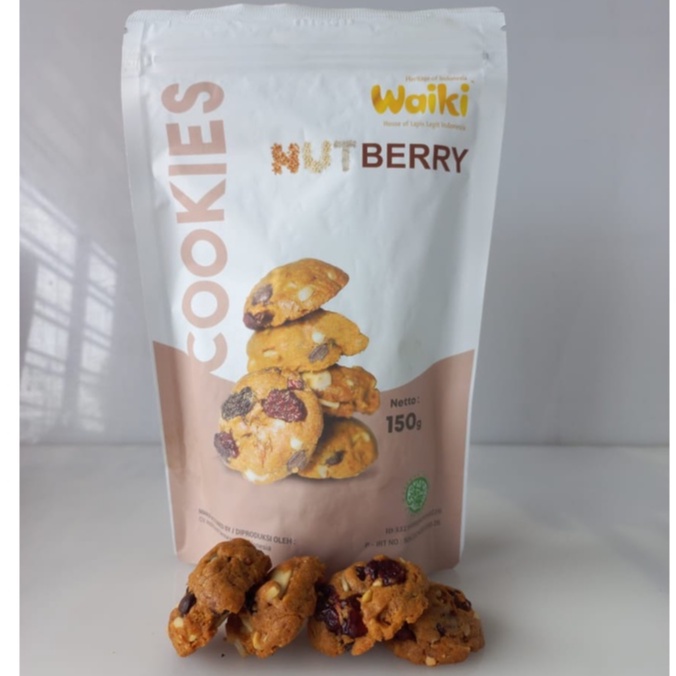 

WAIKI NUTBERRY COOKIES (PRODUK KHUSUS EKSPOR)