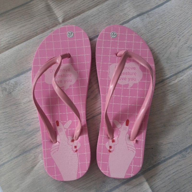 SANDAL WANITA JEPIT  MOTIF JARI