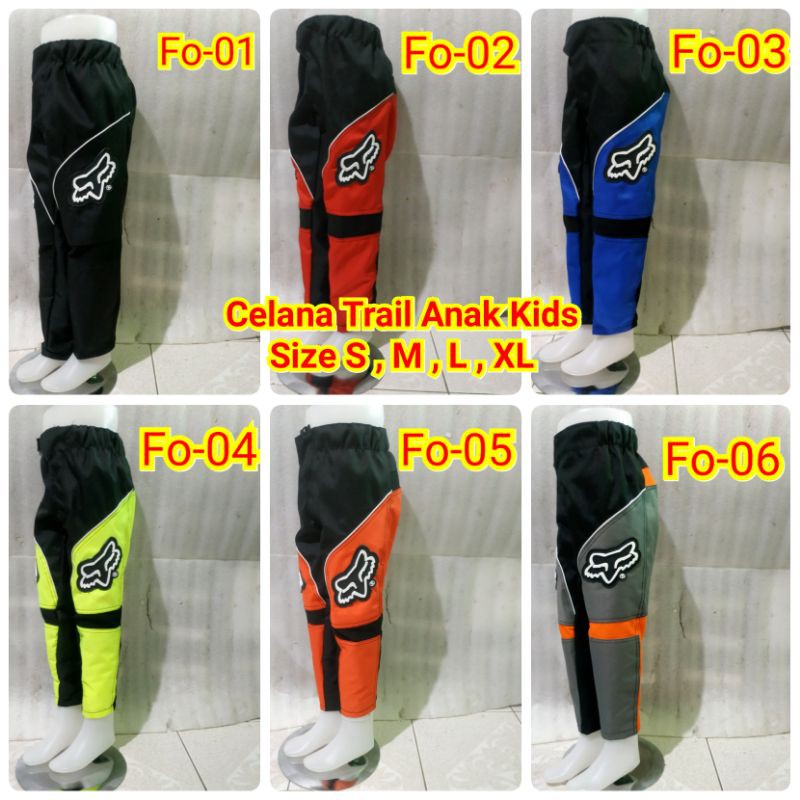 Promo !!!! celana cross anak Bahan Condura - celana trail anak - kids - condura new