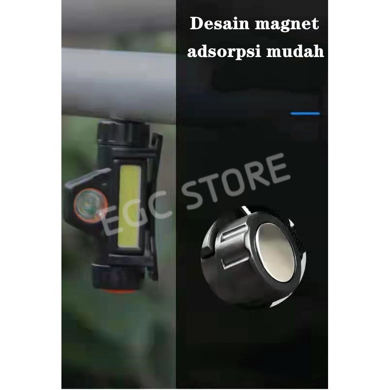 SENTER KEPALA LED 2IN1 / HIGH POWER HEADLAMP RECHARGEABLE - 703-HEADLIGHT